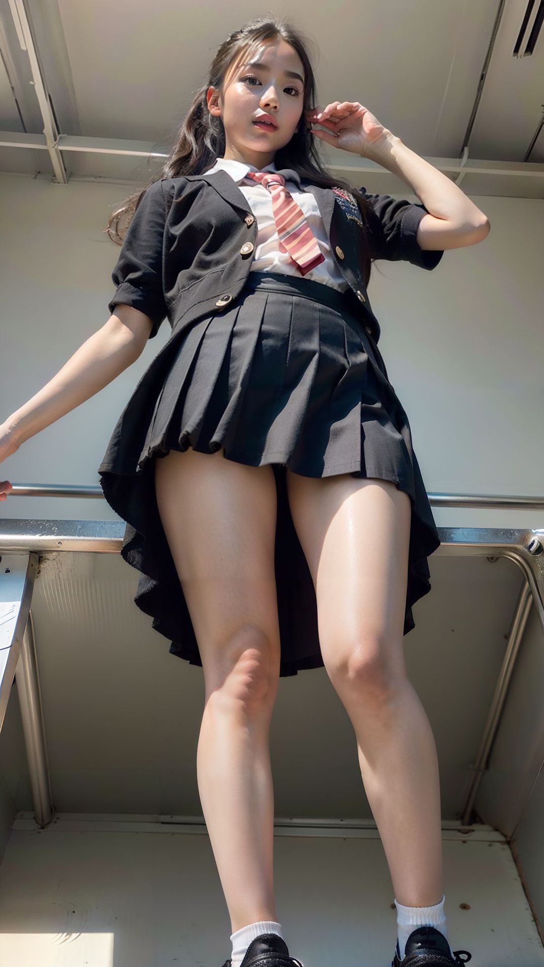 女子 高生 抜ける 画像