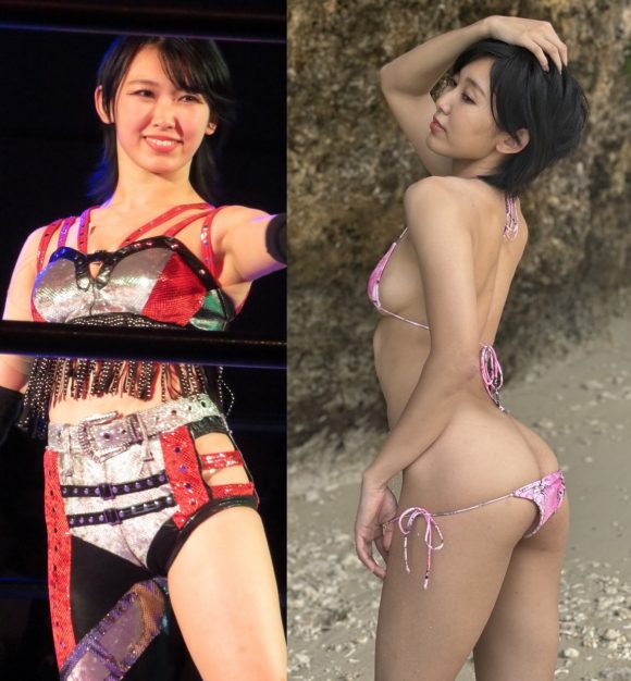 プロレスラーとしても注目をあびる優れたグラドルの咲村良子(29)