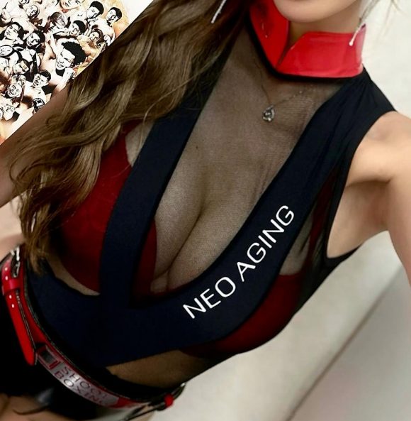 9頭身レースクイーン・央川かこさんのスケスケボイン