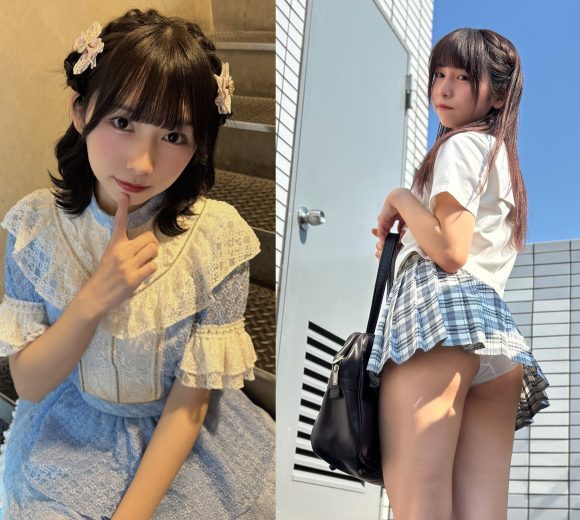 清純アイドルとして活動する早川真由(21)がパンツ見せまくる
